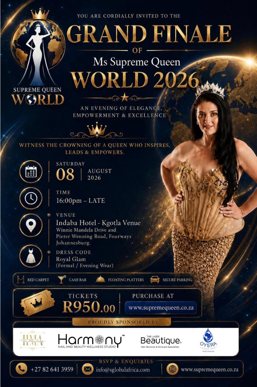 Grand Finale World - Supreme Queen Global Earth Africa