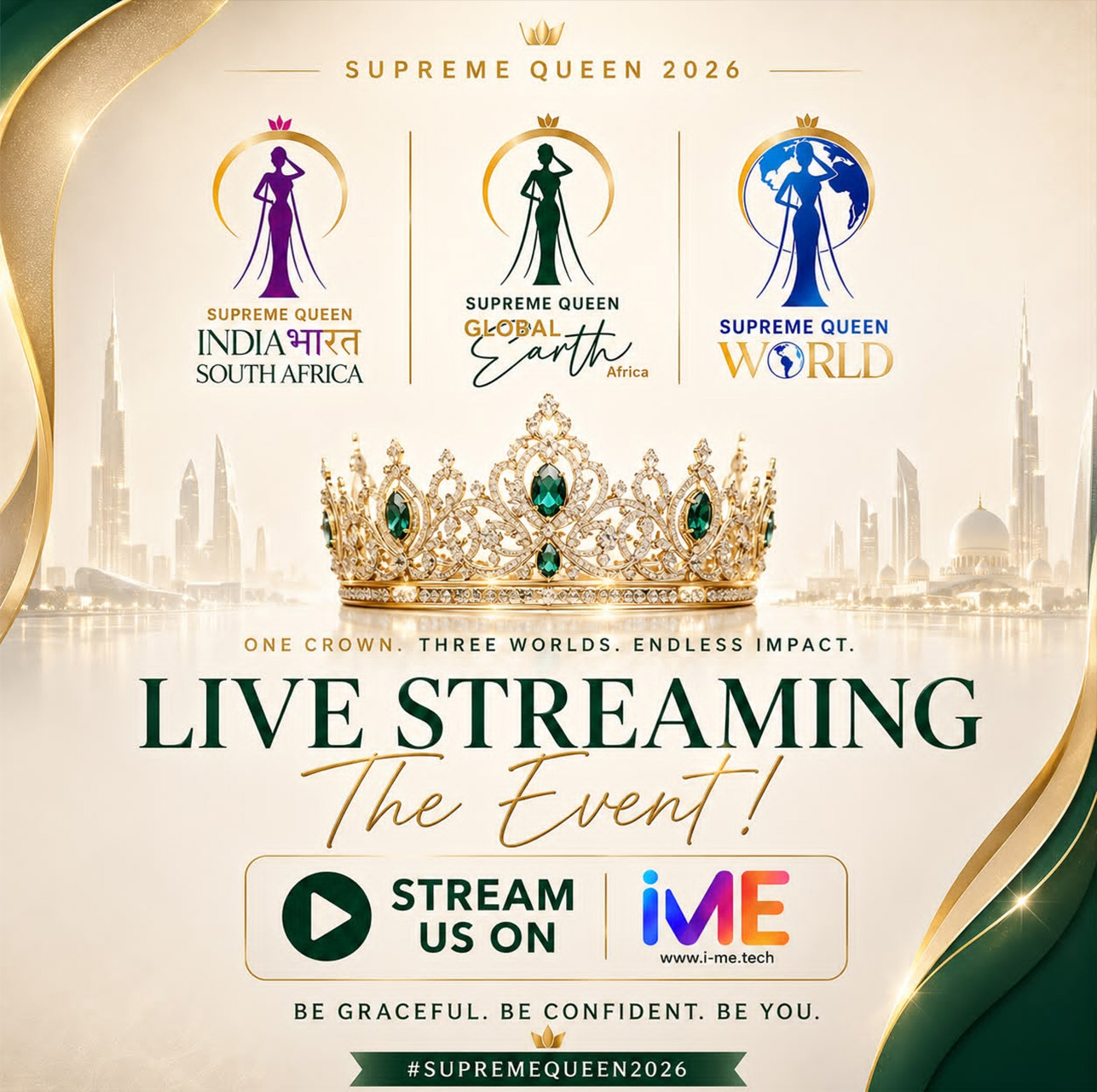 Live stream - Supreme Queen Global Earth Africa